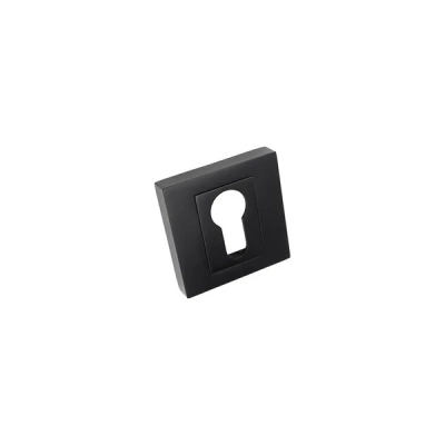 Rozeta WKŁADKA kwadratowa SICZ Alubrass czarny 