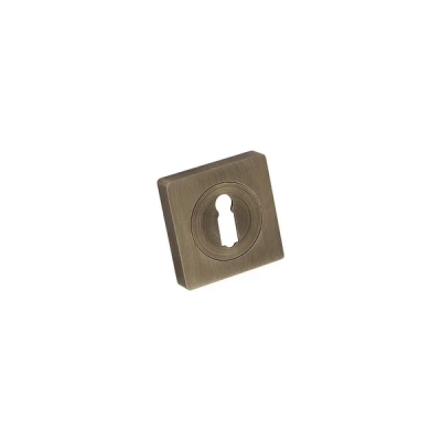 Rozeta KLUCZ kwadratowa SQP Alubrass patyna