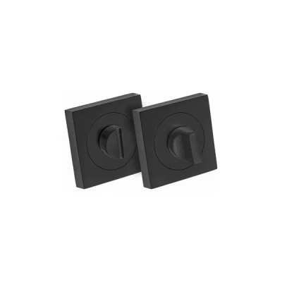 Rozeta WC kwadratowa SQCZ Alubrass czarny