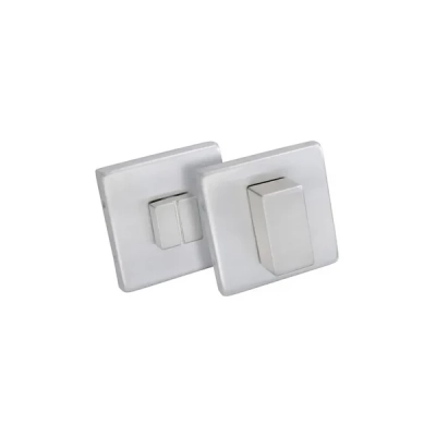 Rozeta WC kwadratowa SHS Alubrass stal nierdzewna inox