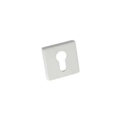 Rozeta WKŁADKA kwadratowa SHB Alubrass biały 