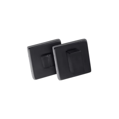 Rozeta WC kwadratowa SHC Alubrass czarny