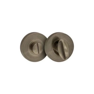 Rozeta WC okrągła SAP Alubrass patyna 