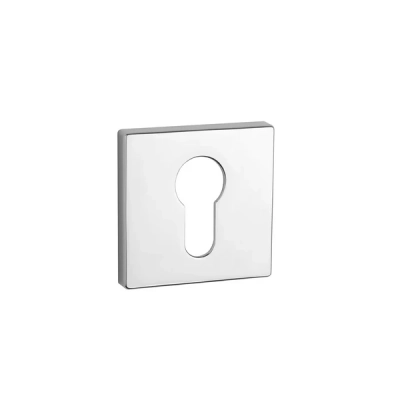 Rozeta WKŁADKA Aprile kwadratowa slim 7mm AS Q 7S LC chrom polerowany