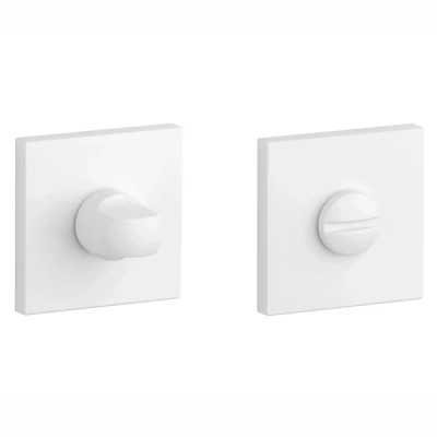 Rozeta WC Aprile kwadratowa slim 7mm AT Q 7S WHITE biały mat