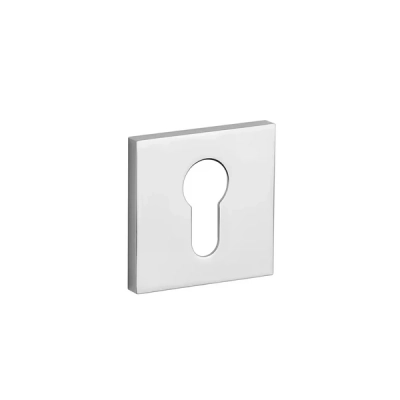 Rozeta WKŁADKA Stile kwadratowa slim 7mm ST Q 7S chrom polerowany