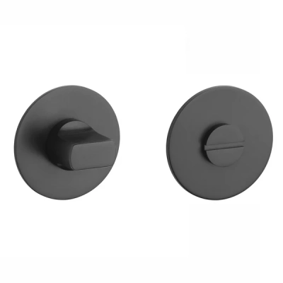 Rozeta WC STERK OVAL ULTRA SLIM 3MM czarny