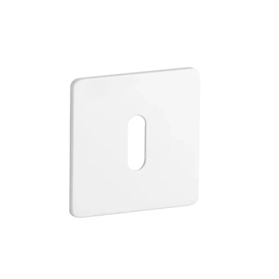 Rozeta KLUCZ STERK KVADRAT ULTRA SLIM 3MM biały matowy