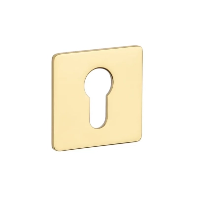 Rozeta WKŁADKA STERK KVADRAT ULTRA SLIM 3MM złoty polerowany