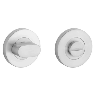 Rozeta WC STERK OVAL PRO 8MM stal nierdzewna