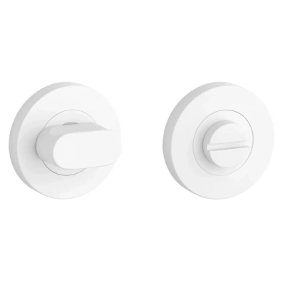 Rozeta WC STERK OVAL PRO 8MM biały matowy