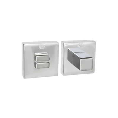 Rozeta WC kwadratowa Convex QR5 chrom