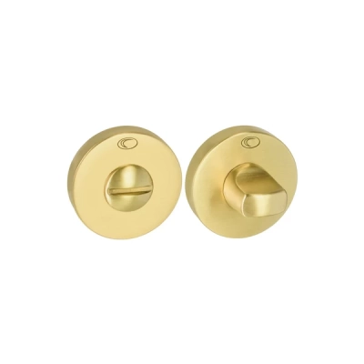 Rozeta WC okrągła Convex R5 mosiądz satyna