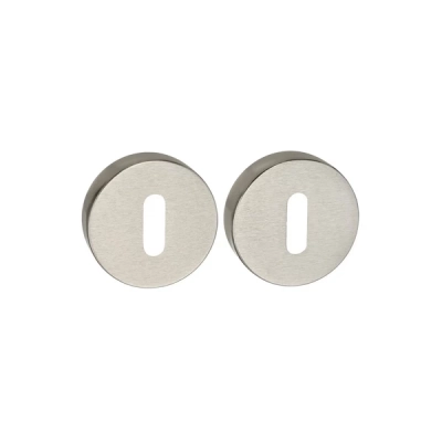 Rozeta KLUCZ okrągła Convex R5 nikiel satyna