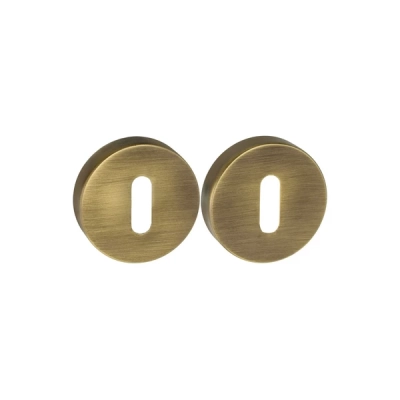 Rozeta KLUCZ okrągła Convex R5 mosiądz antyczny