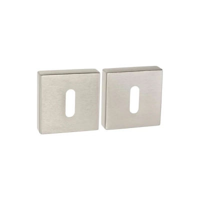 Rozeta KLUCZ kwadratowa Convex SLIM QRS5 nikiel satyna