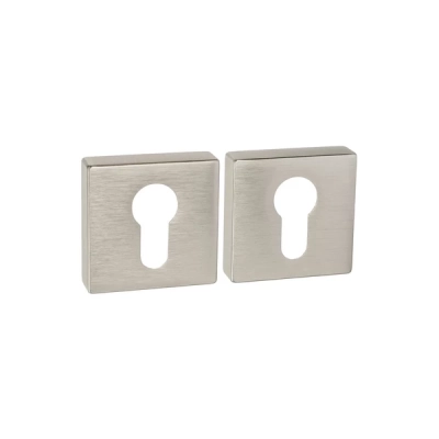 Rozeta WKŁADKA kwadratowa Convex SLIM QRS5 nikiel satyna