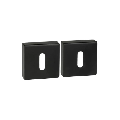 Rozeta KLUCZ kwadratowa Convex SLIM QRS5 czarny matowy