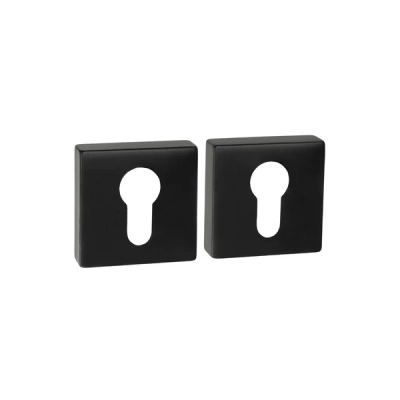 Rozeta WKŁADKA kwadratowa Convex SLIM QRS5 czarny matowy