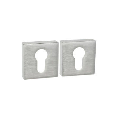 Rozeta WKŁADKA kwadratowa Convex SLIM QRS5 chrom satyna