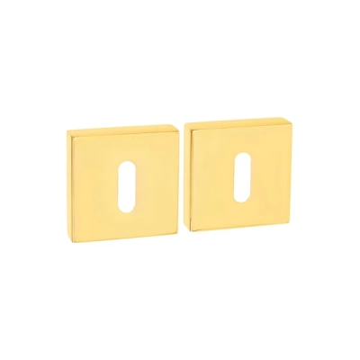 Rozeta KLUCZ kwadratowa Convex SLIM QRS5 złoty