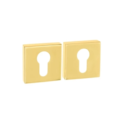 Rozeta WKŁADKA kwadratowa Convex SLIM QRS5 złoty