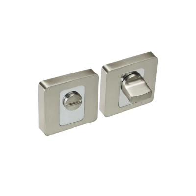 Rozeta WC kwadratowa Roothkin QR6 chrom/nikiel