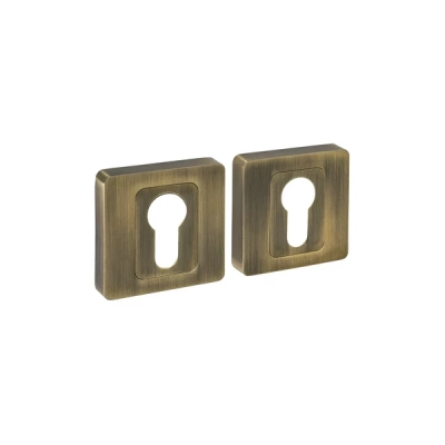 Rozeta WKŁADKA kwadratowa Roothkin QR6 patyna antyczna