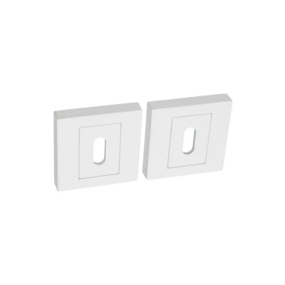 Rozeta KLUCZ kwadratowa Roothkin QR8 biały mat