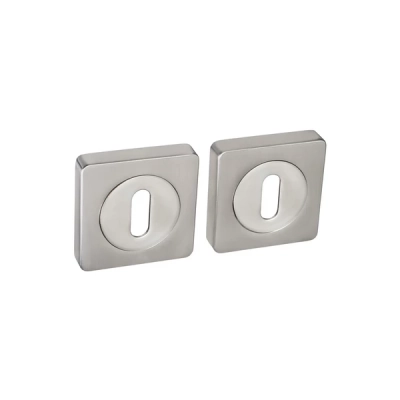 Rozeta KLUCZ kwadratowa Roothkin QR9 nikiel satyna