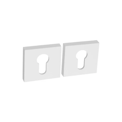 Rozeta WKŁADKA kwadratowa Roothkin QR14 biały matowy