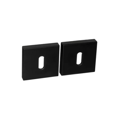 Rozeta KLUCZ kwadratowa Roothkin QR14 czarny matowy