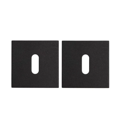 Rozeta KLUCZ kwadratowa Roothkin QR14 czarny struktura