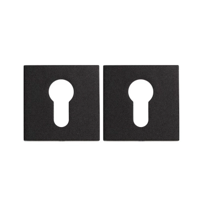 Rozeta WKŁADKA kwadratowa Roothkin QR14 czarny struktura