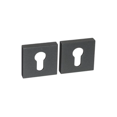 Rozeta WKŁADKA kwadratowa Roothkin QR14 grafit struktura