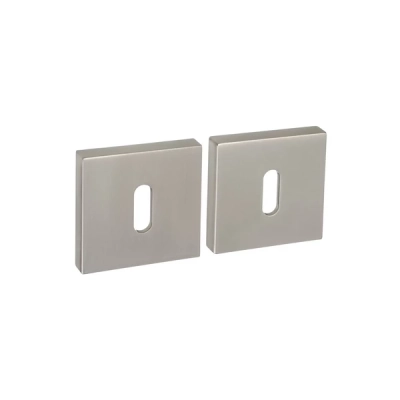 Rozeta KLUCZ kwadratowa Roothkin QR14 nikiel satyna