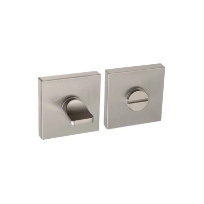 Rozeta WC kwadratowa Roothkin QR14 nikiel satyna