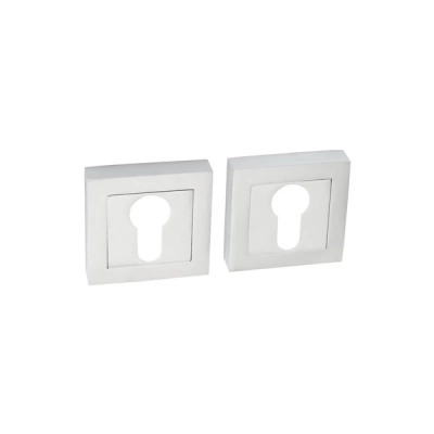 Rozeta WKŁADKA kwadratowa Roothkin QR15 chrom