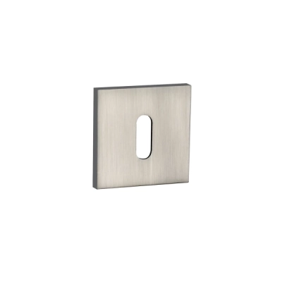 Rozeta KLUCZ kwadratowa Roothkin SLIM QR16 nikiel satyna