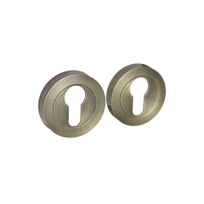 Rozeta WKŁADKA okrągła Roothkin R2 mosiądz antyczny