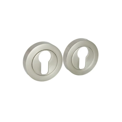 Rozeta WKŁADKA okrągła Roothkin R2 nikiel satyna