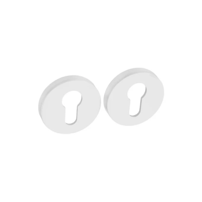 Rozeta WKŁADKA okrągła Roothkin R9 biały mat