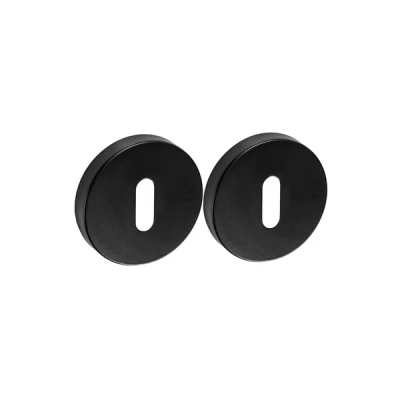 Rozeta KLUCZ okrągła Roothkin R9 czarny matowy