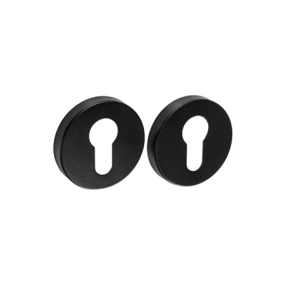 Rozeta WKŁADKA okrągła Roothkin R9 czarny matowy