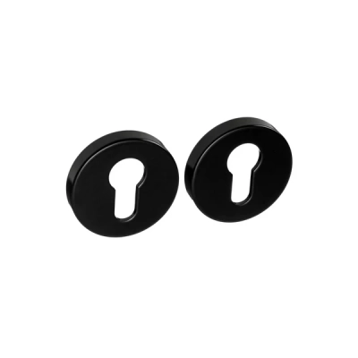 Rozeta WKŁADKA okrągła Roothkin R9 czarny półmatowy