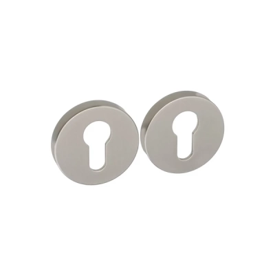 Rozeta WKŁADKA okrągła Roothkin R9 nikiel satyna