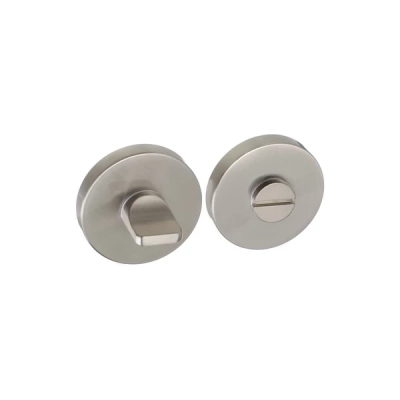 Rozeta WC okrągła Roothkin R9 nikiel satyna