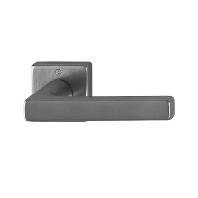 Klamki HOPPE Dallas na kwadratowej rozecie, F97-1-R antracyt satynowany Resista®