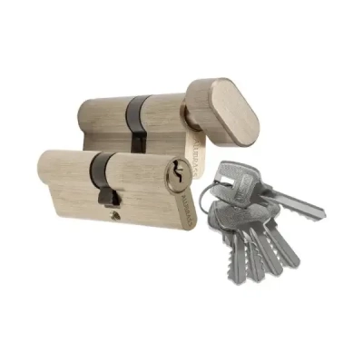 40/60+G60/40 system 1 klucza, mosiądz satyna