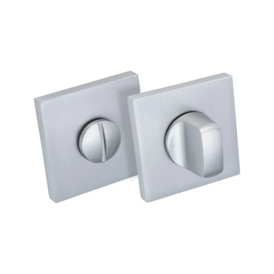 Rozeta WC kwadratowa SDCM Alubrass chrom mat